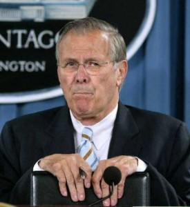 Secretary of Defense Donald Rumsfeld