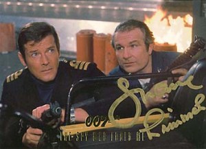 Commander Carter with 007 in 1977